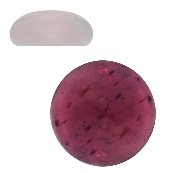 Cabochon Granat Klebstein rund 2-6mm