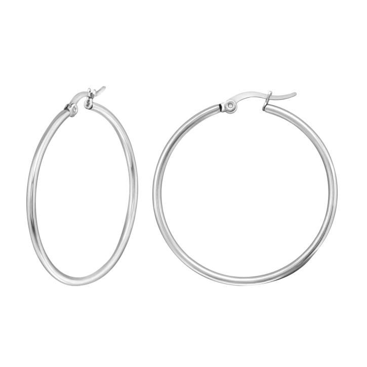 Chirurgenstahl Creolen Ohrringe 40mm mit französischem Verschluss