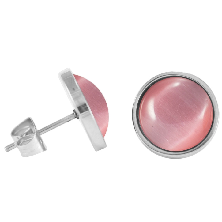 Chirurgenstahl Ohrstecker Elegance pink