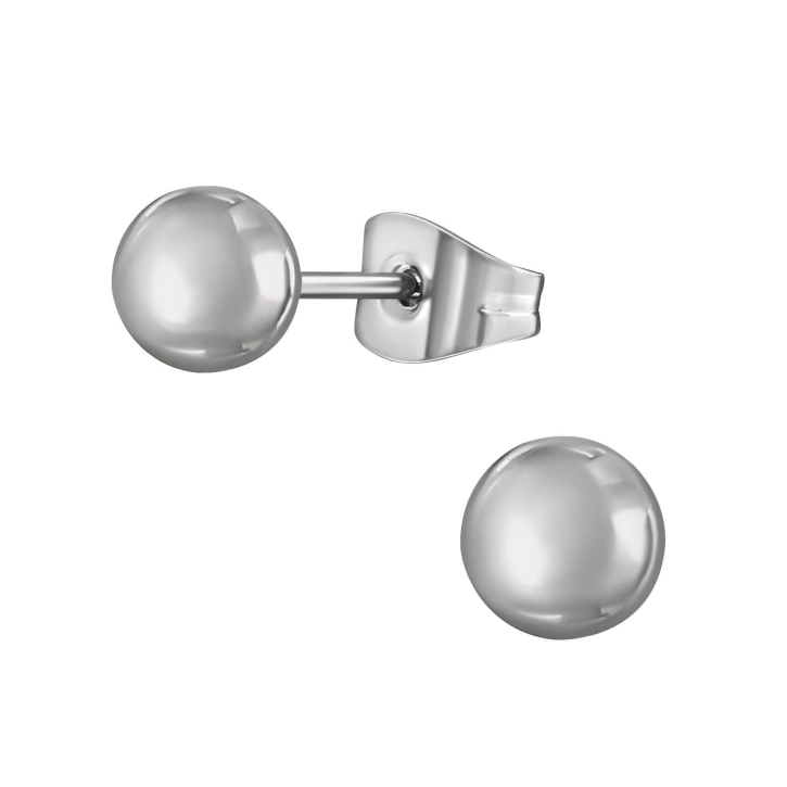 Ohrringe Ohrstecker 316L Chirurgenstahl mit Kugel 5mm