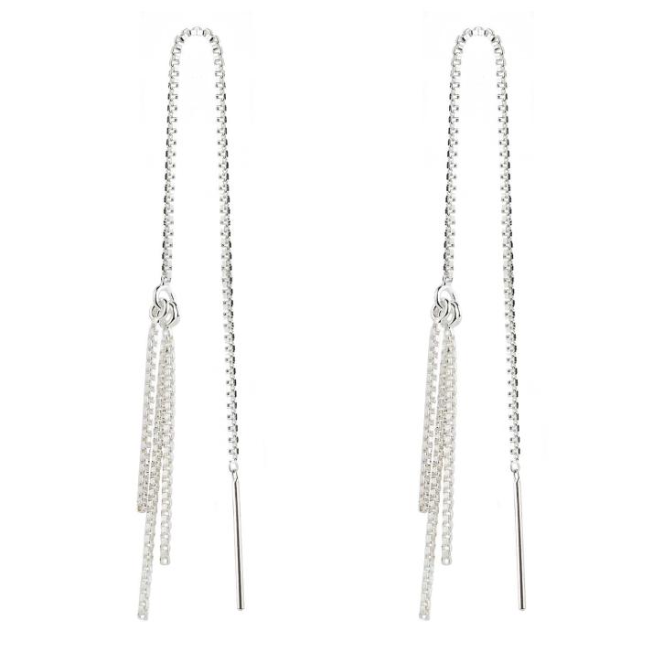 Durchzieher 925 Sterling Silber mit Ketten im venezianischem Stil