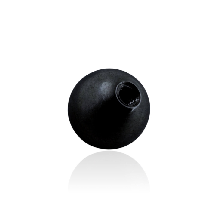 Titan Schraubkugel schwarz Helix Piercing Gewinde 1,2mm Verschlusskugel 2-5mm