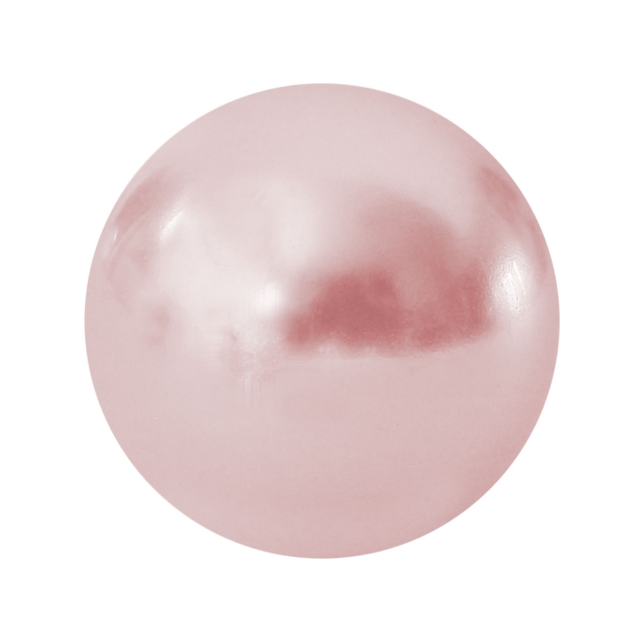 Imitierte Perle angebohrt Swarovski Elements in rosa 6mm
