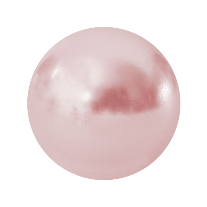 Imitierte Perle angebohrt in rosa 4mm