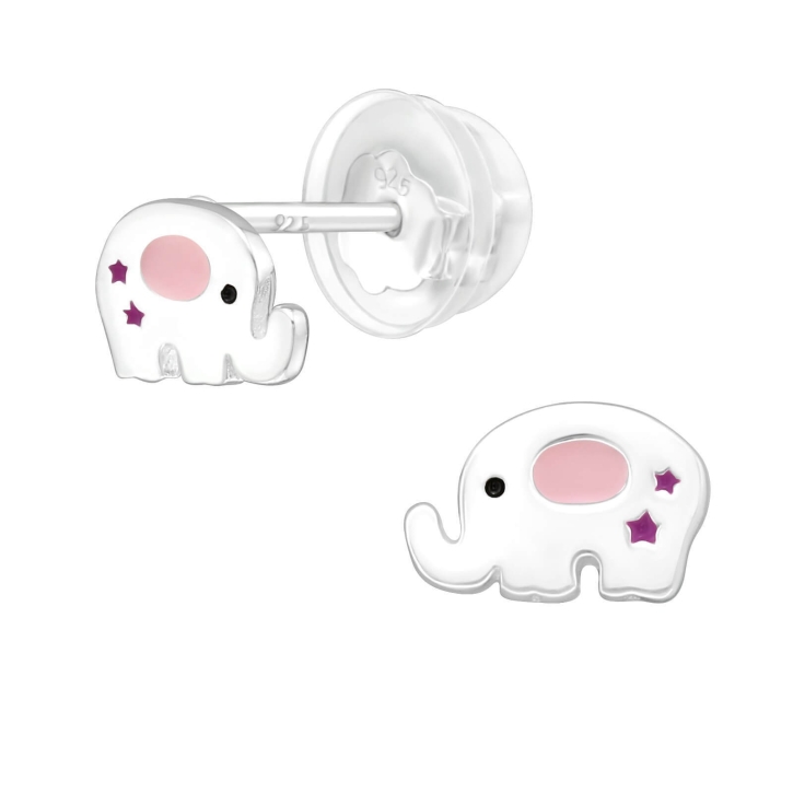 Kinder Ohrringe mit Elefant Ohrstecker 925 Sterling Silber