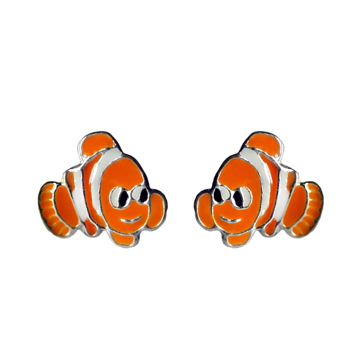 Ohrstecker Clownfish 925 Sterling Silber