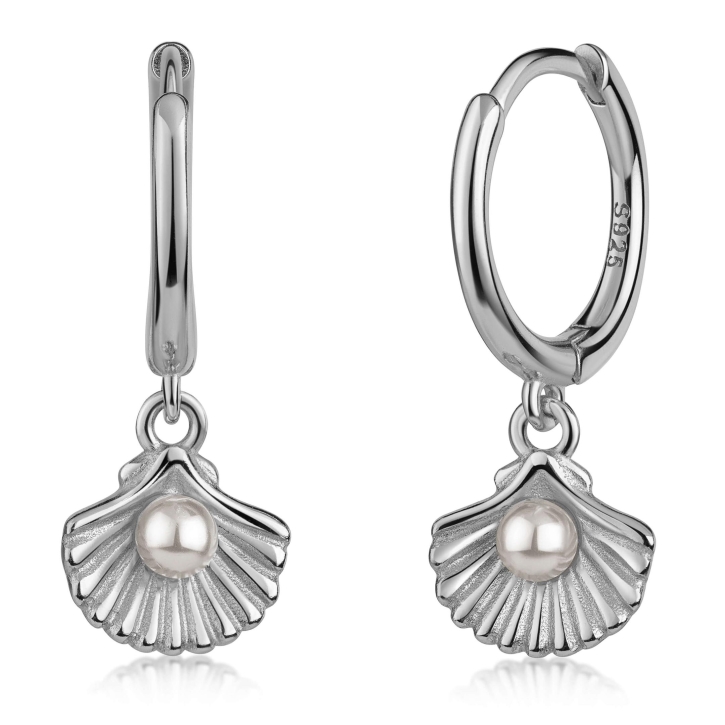 Echte Natürliche Südsee Weiß Barock Perle Baumeln Ohrringe 14k