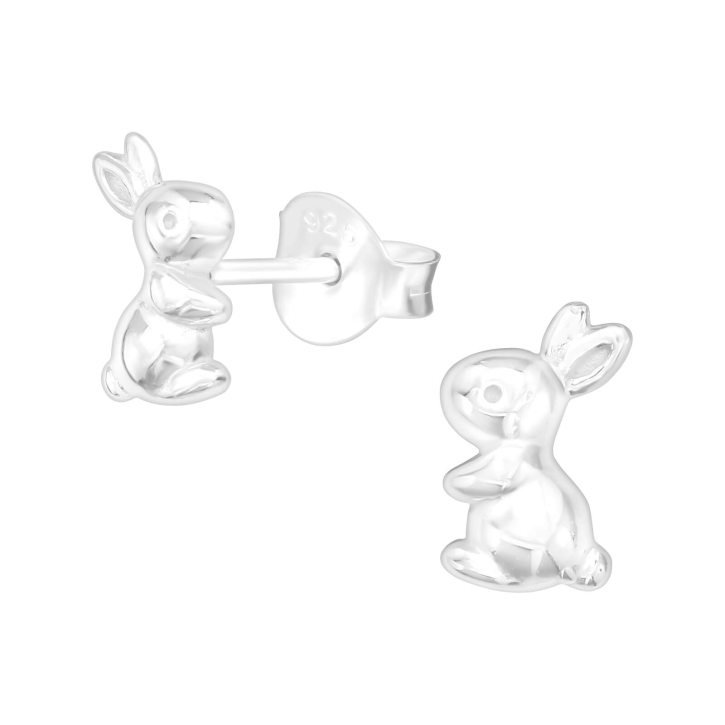 Ohrringe Ohrstecker 925 Sterling Silber mit Hase