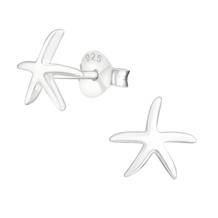 Ohrringe Ohrstecker 925 Sterling Silber mit Seestern