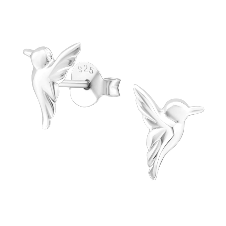 Ohrringe Ohrstecker 925 Sterling Silber mit Kolibri