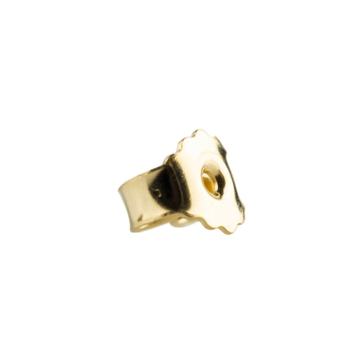 Ohrmutter 750 Gelbgold 18ct Butterfly-Verschluss 6,5 mm