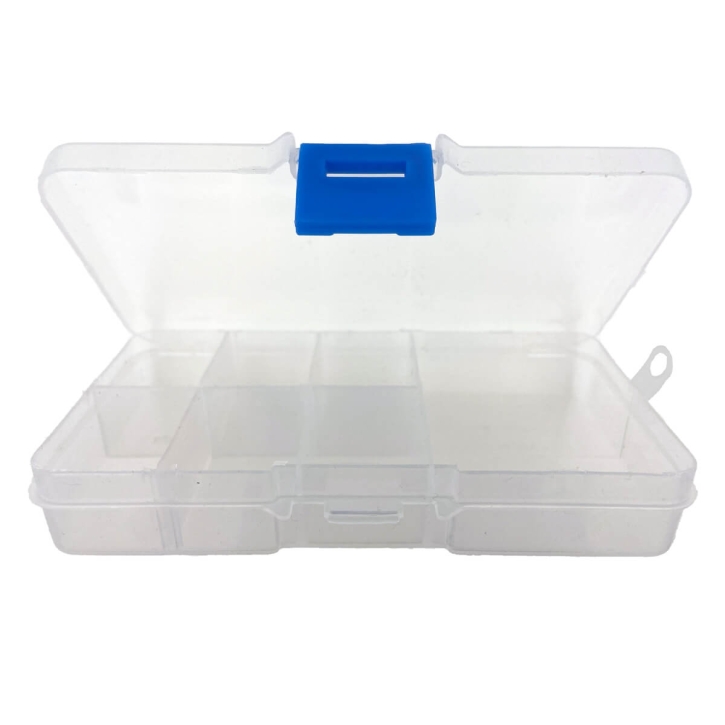 Kunststoff Aufbewahrungsbox Schmuckteile Sortierbox mit maximal 7 Fächern
