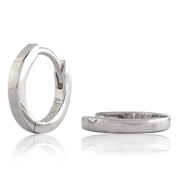 925 Sterling Silber Scharniercreole 12mm