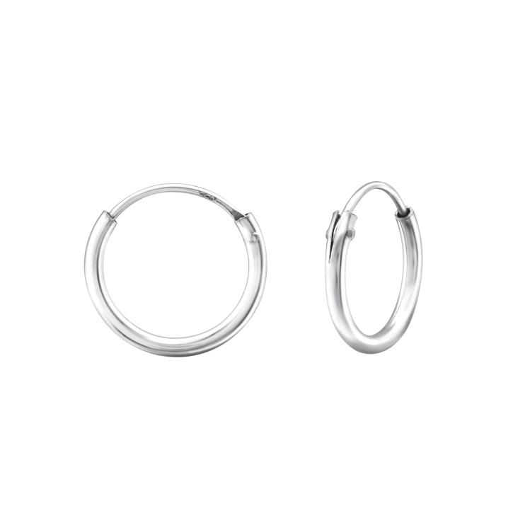 Creolen Ohrringe 925 Sterling Silber 12mm