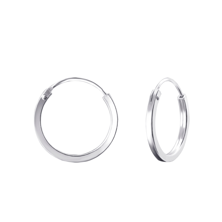 925 Sterling Silber Creolen Ohrringe 16mm