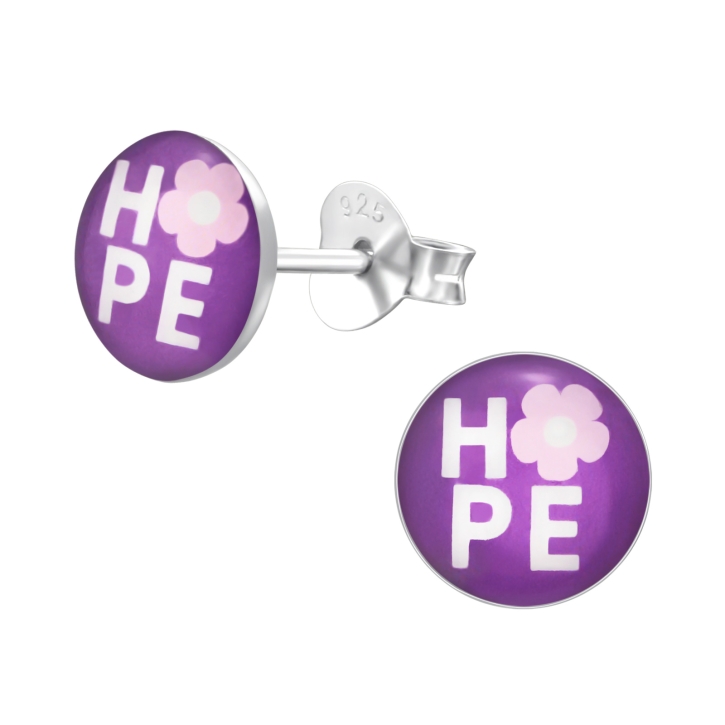 Ohrstecker 925 Sterling Silber "HOPE"