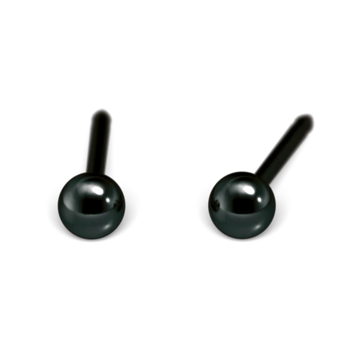Studex System 75 Erstohrstecker Chirurgenstahl Sterile Ohrstecker Noir Kugel 3mm schwarz