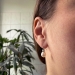 Ohrhaken Ohrringe 925 Sterling Silber Ohrhänger mit Süßwasserzuchtperle und Zirkonia