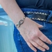 MARTIN1985 Infinity Armband 316L Chirurgenstahl Unendlichkeit Karabinerverschluss Damen mit Geschenkverpackung