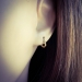 Ohrringe Set 925 Sterling Silber vergoldet Creolen 8-12 mm