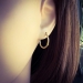 Ohrringe Set 925 Sterling Silber vergoldet Creolen 12-16 mm