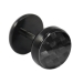 Fake Plug Ohrstecker schwarz Carbonfaser 10mm klein in schwarz