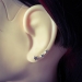 Ear Climber 925 Sterling Silber mit Sternchen Ohrstecker Ohrklemme