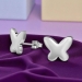 Titan Ohrringe Ohrstecker mit Schmetterling