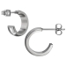 Titan Ohrringe Ohrstecker Halbcreole 14mm