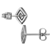 Titan Ohrringe Ohrstecker mit quadratischer Spirale 7mm