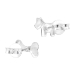 Ohrstecker 925 Sterling Silber mit Hund und Knochen