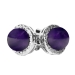 Sterling Silber Ohrstecker mit Amethyst