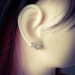 Ear Climber 925 Sterling Silber Blätter Ohrstecker Ohrklemme