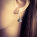 Keltische Triquetta Ohrringe 925 Sterling Silber Ohrhaken Ohrhänger Knoten der Dreisamkeit