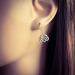 Ohrringe 925 Sterling Silber Ohrhaken Ohrhänger mit keltischem Herz