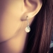 Ohrringe 925 Sterling Silber Löwenzahn Ohrhänger Ohrhaken mit Pusteblume