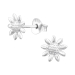 Ohrringe Ohrstecker 925 Sterling Silber vergoldet mit Sonnenblume