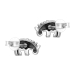 Ohrringe Ohrstecker 925 Sterling Silber mit Nashorn