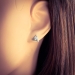 Ohrringe Ohrstecker 925 Sterling Silber mit Berg
