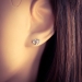 Ohrringe Ohrstecker 925 Sterling Silber mit Doppelherz