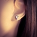 Ohrringe Ohrstecker 925 Sterling Silber Fee mit Zirkoniasteinen