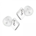 Ohrstecker 925 Sterling Silber Mosaik Quadrat