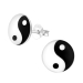 Ohrstecker 925 Sterling Silber Yin und Yang 7-9mm