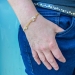 MARTIN1985 Damen Armband 3-reihig 925 Sterling Silber vergoldet Süßwasserzuchtperlen mit Geschenkverpackung