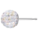 Studex Sensitive Chirurgenstahl Ohrstecker Feuerball Kristall aurora borealis 4,5-8mm