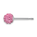 Studex Sensitive Chirurgenstahl Ohrstecker Feuerball Kristall pink 4,5-8mm