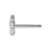 Chirurgenstahl Ohrstecker Glitterline mit Stern in transparent Studex Sensitive