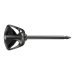 Studex Sensitive Chirurgenstahl DLC Ohrringe Ohrstecker Zirkonia 5mm in schwarz