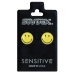 Chirurgenstahl Ohrstecker mit Smilie Studex Sensitive