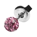 Erstohrstecker Shamballa in pink 4,5mm Studex System 75